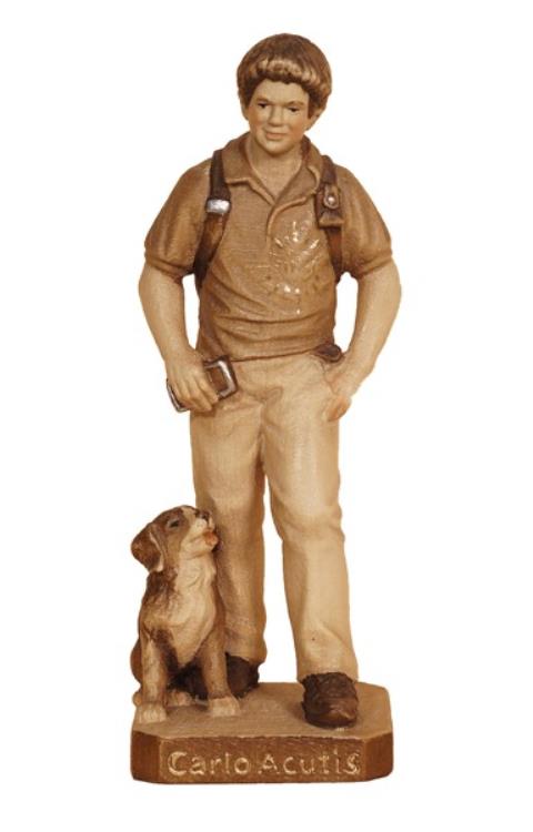 Carlo Acutis with Dog