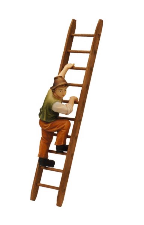Kostner Nativity Scene Boy on a Ladder