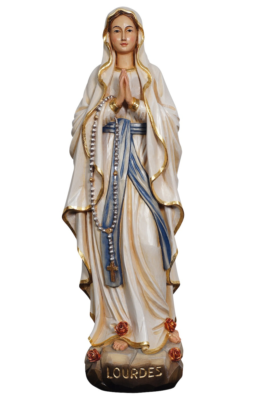 Our Lady of Lourdes Statue (Model I) – Italian Wood Carvings