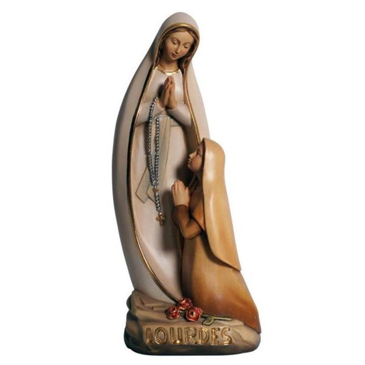 Our Lady of Lourdes with Bernadette modern style