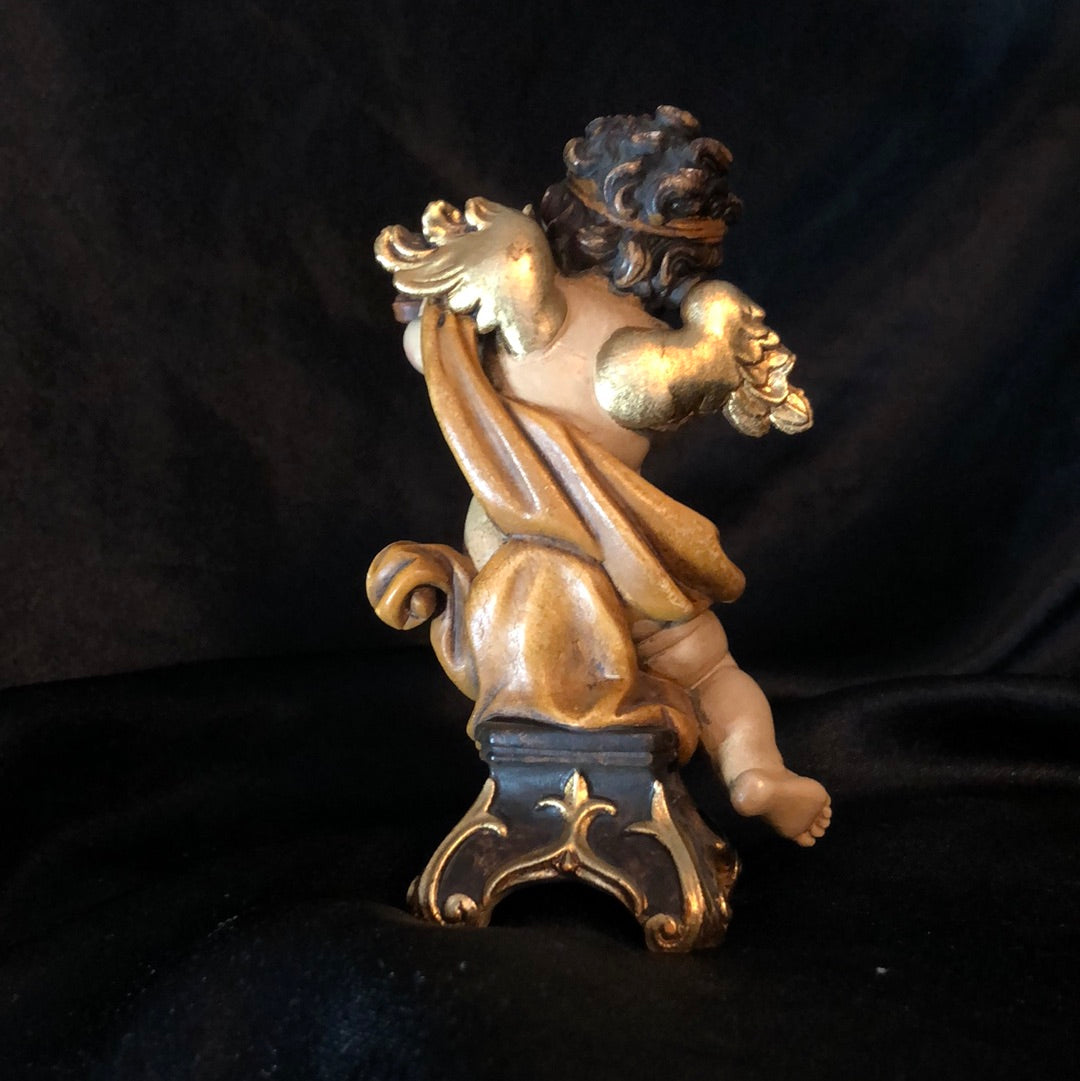 Reichberger Angel on console playing Violin Sculpture 5.5"