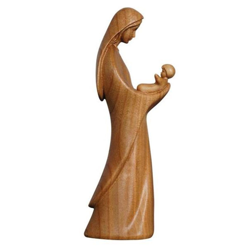Our Lady of Protection cherry wood